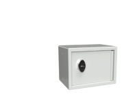 Opbevaringsboks 150x200x150 mm Blå dør, cylinderlås Arkivering - Arkiv bokser / Mapper - Oppbevaringsbokser til hengemapper