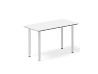 Skrivebord DNA, Hvid 1600x800 mm I-ben/Alugrå