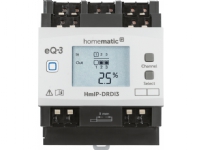 Homematic IP HMIP-DRDI3, Dimmeaktuator, Montert med DIN-skinner, 3 kanaler, 869,65 MHz, 190 m, IP20