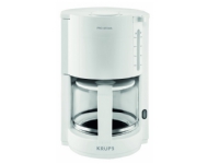 Krups F30901, Kaffebrygger (drypp), 1050 W, Hvit Kjøkkenapparater - Kaffe - Kaffemaskiner
