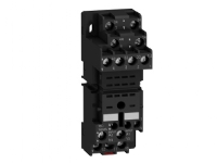 Schneider Electric Relæsokkel for rxm stikbensrelæer med 2 eller 4 kontakter og blandede terminaler for effekt og forsyning, rxze2m114