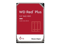 WD Red Plus NAS Hard Drive WD60EFZX – Harddisk – 6 TB – intern – 3.5 – SATA 6Gb/s – 5400 rpm – buffer: 128 MB