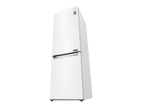 LG GBP31SWLZN - Kjøleskap/fryser - bunnfryser - bredde: 59.5 cm - dybde: 68.2 cm - høyde: 186 cm - 341 liter - Klasse E - hvit Hvitevarer - Kjøl og frys - Kjøle/fryseskap