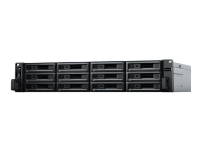 Synology RackStation RS3621RPxs - NAS-server - 12 fack - kan monteras i rack - SATA 6Gb/s - RAID 0, 1, 5, 6, 10, JBOD, 5 hot spare, 6-reservsnabbyte, 10 hot spare, 1 hot spare, RAID F1, F1 hot spare - RAM 8 GB - Gigabit Ethernet - iSCSI sup
