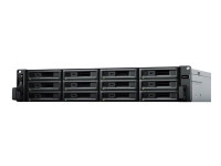 Synology RackStation RS3621xs+ - NAS-server - 12 brønner - kan monteres i rack - SATA 6Gb/s - RAID RAID 0, 1, 5, 6, 10, JBOD, 5 hot spare, 6 hot spare, 10 hot spare, 1 aktiv reservedel, RAID F1, F1 driftsklar reservedel - RAM 8 GB - Gigabit Ethernet / 10 