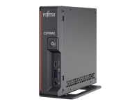 Fujitsu ESPRIMO G9010 – Mini-PC – Core i7 10700T / 2 GHz – vPro – RAM 16 GB – SSD 512 GB – NVMe – UHD Graphics 630 – GigE – WLAN: 802.11a/b/g/n/ac/ax Bluetooth 5.1 – Win 10 Pro 64-bitars – skärm: ingen