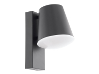 Eglo Caldiero - Vegglampe - 1 sokkel - E27 - hvit, antrasitt