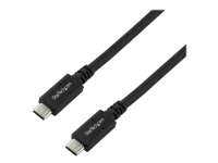 Bilde av Startech.com Usb C To Usb C Cable - 6 Ft / 1.8m - 5a Pd - Usb-if Certified - M/m - Usb 3.0 5gbps - Usb C Charging Cable - Usb Type C Cable (usb315c5c6) - Usb-kabel - 24 Pin Usb-c (hann) Rett Til 24 Pin Usb-c (hann) Rett - Usb 3.0 - 5 A - 1.8 M - 4k-støtte