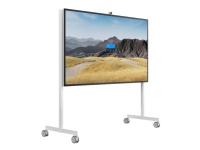 Steelcase Roam Collection – Vagn – för interaktiv whiteboard – arktisk vit Microsoft-grå – skärmstorlek: 85 – för Microsoft Surface Hub 2S 85