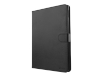 DELTACO - Lommebok for nettbrett - veganlær - svart - 10.2 - for Apple 10.2-inch iPad (8. generasjon) PC & Nettbrett - Nettbrett tilbehør - Deksel & vesker