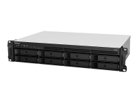 Synology RackStation RS1221RP+ - NAS-server - 8 fack - kan monteras i rack - SATA 6Gb/s - RAID 0, 1, 5, 6, 10, JBOD, 5 hot spare, 6-reservsnabbyte, 10 hot spare, 1 hot spare - RAM 4 GB - Gigabit Ethernet - iSCSI support - 2U