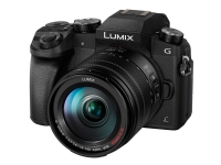 Panasonic Lumix G DMC-G7H - Digitalkamera - speilløst - 16.0 MP - Four Thirds - 4K / 30 fps - 10optisk x-zoom 14-140 mm-linse - Wi-Fi - svart Foto og video - Digitale kameraer - Speilløst systemkamera