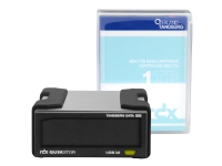 Overland-Tandberg RDX external drive kit with 1TB cartridge, black, USB3+ PC & Nettbrett - Sikkerhetskopiering - Backup-driver