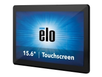 Elo I-Series 2.0 – Allt-i-ett – Core i3 8100T / 3.1 GHz – RAM 8 GB – SSD 128 GB – UHD Graphics 630 – GigE – WLAN: 802.11a/b/g/n/ac Bluetooth 5.0 – inget OS – skärm: LED 15.6 1920 x 1080 (Full HD) pekskärm – svart