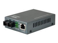 LevelOne FVT-1101 – Fibermediekonverterare – 100Mb LAN – 10Base-T 100Base-FX 100Base-TX – RJ-45 / SC-läge (multi-mode) – upp till 2 km – 1310 nm