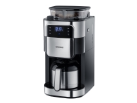SEVERIN KA 4814 - Kaffemaskin - 8 kopper - børstet rustfritt stål / svart Kjøkkenapparater - Kaffe - Kaffemaskiner