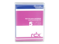 Overland-Tandberg 8862-RDX, RDX-kassett, RDX, 5 TB, FAT32, NTFS, exFAT, ext4, Sort, 550000 timer PC & Nettbrett - Sikkerhetskopiering - Sikkerhetskopier media