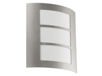 EGLO CITY outdoor wall lamp stainless steel