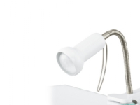 Eglo FABIO – Skrivbordslampa – 1 uttag – klämmonterbar – E14 – vit silver