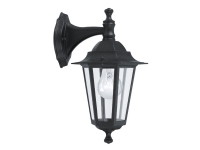 EGLO LATERNA 4 utendørs nedovervendt vegglampe - Sort