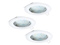 EGLO PENETO built-in spotlights 3000K Ø78 mm 3-pack white