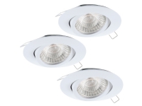 EGLO TEDO 1 built-in spotlight 3-pack white