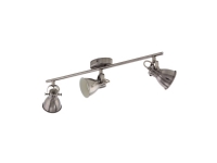 EGLO Seras, Overflateegnet, Ikke-utskiftbare pærer, 6,6 W, 3000 K, 240 lm, Krem, Nickel