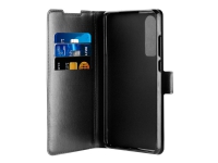 BeHello Gel Wallet Case – Vikbart fodral för mobiltelefon – svart – för Huawei P30