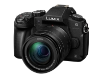 Panasonic Lumix G DMC-G80M - Digitalkamera - speilløst - 16.0 MP - Four Thirds - 4K / 30 fps - 5optisk x-zoom 12 - 60 mm-linse - Wi-Fi - svart Foto og video - Digitale kameraer - Speilløst systemkamera