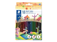 STAEDTLER Noris colour 185 – Färgpenna – blandade färger (paket om 18)