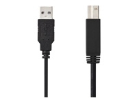 Nedis – USB-kabel – USB (hane) till USB typ B (hane) – USB 2.0 – 1 m – svart