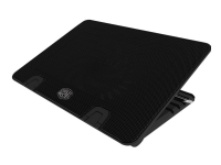 Cooler Master Notepal ERGOSTAND IV - Vifte for bærbar PC - med 4-ports USB-hub - 140 mm - svart