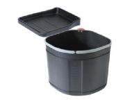 Franke Sorter Mini, 17 l, Rektangulær, Plast, Sort, 300 mm, 300 mm