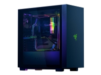 RAZER Tomahawk – Mid tower – utökad ATX – genomskinlig sidopanel (härdat glas) – ingen strömförsörjning (ATX) – USB/ljud