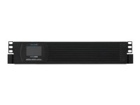 Online USV X2000R - UPS (kan monteres i rack) - AC 230 V - 2000 watt - 2000 VA - 9 Ah - RS-232, USB - utgangskontakter: 8 - 2U - 19 PC & Nettbrett - UPS