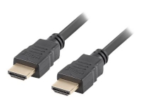 Lanberg – Hög hastighet – HDMI-kabel med Ethernet – HDMI hane till HDMI hane – 20 m – svart – stöd för 4K