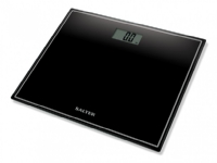Salter 9207 BK3R, Elektronisk personvekt, 150 kg, kg, lb, ST, firkant, Svart, Herdet glass