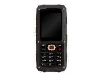 Cyrus CM8 – SOLID – Feature-telefon – dual-SIM – RAM 128 MB / 128 MB – microSD-kortplats – LCD-skärm – 220 x 176 pixlar – bakre kamera 1,3 MP