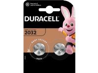 Bilde av Duracell Dl2032b2, Engangsbatteri, Lithium, 3 V, 2 Stykker, Grå, 22 Mm