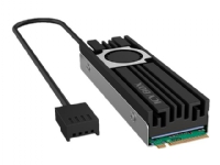 ICY BOX IB-M2HS-70 - Fast tilstands-stasjonskjøler - svart PC-Komponenter - Harddisk og lagring - Harddisk tilbehør