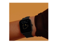 Amazfit Bip U Pro – Svart – smart klocka med rem – silikongummi – svart – display 1.43 – Bluetooth – 31 g