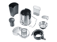 SEVERIN ES 3566 - Juicemaskin - 0.5 liter - 400 W - rustfritt stål / svart Kjøkkenapparater - Juice, is og vann - Saftpressere & Slow Juicer