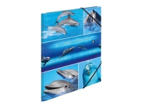 HERMA – 3-flikhållare – för A4 – delfiner