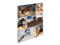 HERMA – 3-flikhållare – för A4 – horses