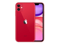 Apple iPhone 11 – (PRODUCT) RED – 4G smartphone – dual-SIM / Internal Memory 64 GB – LCD-skärm – 6.1 – 1792 x 828 pixlar – 2 bakre kameror 12 MP 12 MP – front camera 12 MP – röd