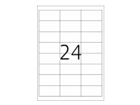 HERMA Premium – Papper – matt – permanent självhäftande – vit – 66 x 33.8 mm 240 etikett (er) (10 ark x 24) laminerade etiketter