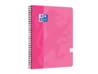 Notesbog A4 Oxford Touch kvadreret rosa/pink