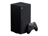 Microsoft® Xbox Series X | Spelkonsol - HDMI® 2.1 - | 4K @ 120 (2160p) / 8K @ 60 (4320p) | - 1TB SSD NVme - Wi-Fi / LAN - Svart | Inkluderar 1 x Xbox trådlös handkontroll (svart) Gaming - Spillkonsoller - Xbox