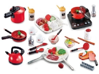 Køkkensæt med udstyr & mad 53 dele Leker - Rollespill - Leke kjøkken og mat