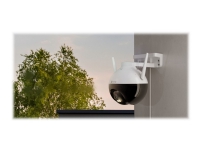 EZVIZ C8C - Nätverksövervakningskamera - panorering / lutning - utomhusbruk - färg (Dag&Natt) - 2 MP - 1920 x 1080 - 1080p - M12-montering - fast lins - ljud - trådlös - Wi-Fi - LAN 10/100 - H.264, H.265 - DC 12 V